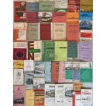 Large quantity (43) of 1950s/60s/70s bus TIMETABLE & FARETABLE BOOKLETS from operators E-L and