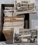 From the David Harvey Photographic Archive: a box of approx 750 b&w, postcard-size PHOTOGRAPHS of