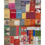 Large quantity (44) of 1950s/60s/70s bus TIMETABLE & FARETABLE BOOKLETS from operators S-Y and