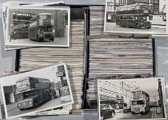 From the David Harvey Photographic Archive: a box of approx 1,500 b&w and colour, postcard-size