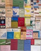 Large quantity (40) of 1950s/60s/70s bus TIMETABLE & FARETABLE BOOKLETS from operators L-S and