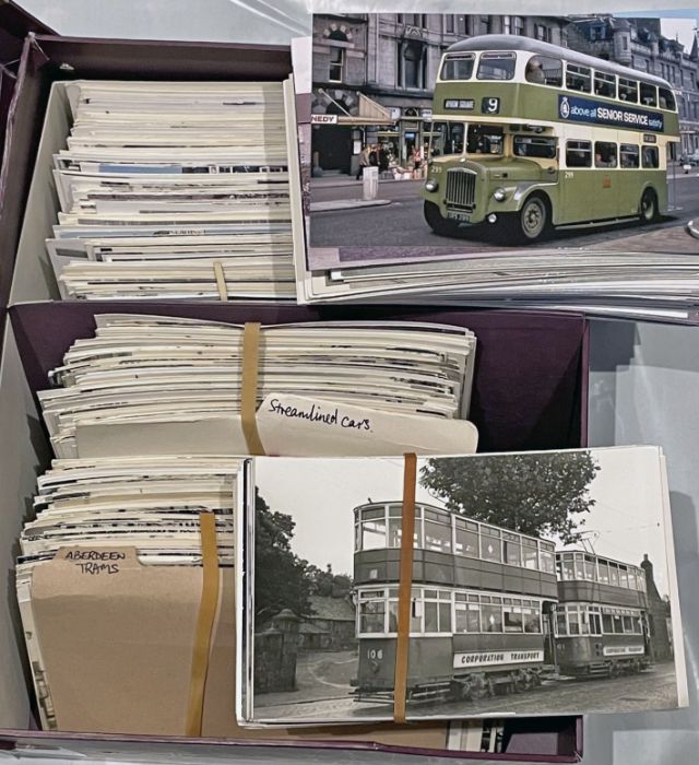 From the David Harvey Photographic Archive: a box of 1,000+ mainly b&w, postcard-size PHOTOGRAPHS of
