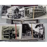 From the David Harvey Photographic Archive: a box of 550+ b&w, postcard-size PHOTOGRAPHS of