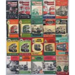 Quantity (20) of IAN ALLAN ABC BOOKLETS dated from 1948-1962. All bar one are London Transport and