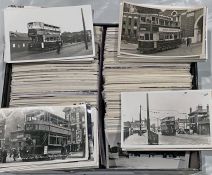 From the David Harvey Photographic Archive: a box of 1,900+ b&w, postcard-size PHOTOGRAPHS of London