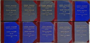 Unbroken run of officially-bound volumes of London Transport Country Buses & Coaches TRAFFIC