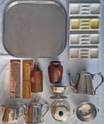 Box of 15 Great Western Railway (GWR - all so marked) catering/hotels TABLEWARE etc comprising 7