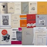 Selection (14) of 1930s onwards TICKET MACHINE BROCHURES & PAMPHLETS including Setright, Bell Punch,