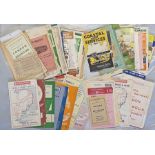 Large quantity (150+) of 1930s-70s (mostly 1950s/60s) TIMETABLE LEAFLETS for coach/express services,