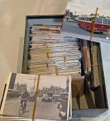 From the David Harvey Photographic Archive: a box of 600+ b&w & colour, postcard-size PHOTOGRAPHS of