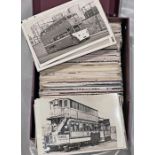 From the David Harvey Photographic Archive: a box of 600+ b&w, postcard-size PHOTOGRAPHS of
