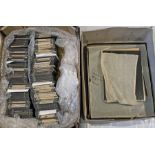 Large quantity (approx 240) of GLASS SLIDES & NEGATIVES taken from the early 1900s onwards and