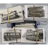 From the David Harvey Photographic Archive: a box of approx 700 b&w, postcard-size PHOTOGRAPHS of