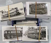 From the David Harvey Photographic Archive: a box of approx 700 b&w, postcard-size PHOTOGRAPHS of