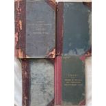 4 x early 20th-century hardbound LEDGERS of LONDON BUS & TRAM DRIVER/CONDUCTOR RECORDS comprising