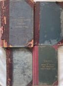 4 x early 20th-century hardbound LEDGERS of LONDON BUS & TRAM DRIVER/CONDUCTOR RECORDS comprising
