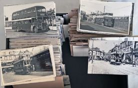 From the David Harvey Photographic Archive: a box of 800+ b&w (incl some colour), postcard-size
