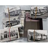 From the David Harvey Photographic Archive: a box of approx 850 b&w, postcard-size PHOTOGRAPHS of