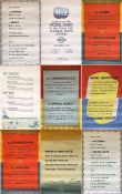 Quantity (9) of 1930s London Transport double-royal POSTERS, all different and linen-backed, many