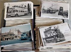 From the David Harvey Photographic Archive: a box of 1,300+ b&w, postcard-size PHOTOGRAPHS of