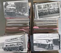 From the David Harvey Photographic Archive: a box of 1,800+ b&w, postcard-size PHOTOGRAPHS of