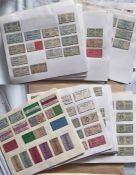 Very large quantity (c800) of RAILWAY TICKETS, Edmondson card-type, in two folders, loose-mounted