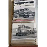 From the David Harvey Photographic Archive: a box of approx 900 b&w, postcard-size PHOTOGRAPHS of