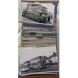 From the David Harvey Photographic Archive: a box of approx 1,100 b&w, postcard-size PHOTOGRAPHS