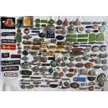Very large quantity (150+) of 1950s-80s bus, metro, tram (mainly bus) CAP BADGES etc from a very