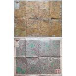 Pair of London General Omnibus Company POSTER MAPS, one from 1929, the other from 1930. These