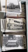 From the David Harvey Photographic Archive: a box of 1,000+ mostly b&w, postcard-size PHOTOGRAPHS of