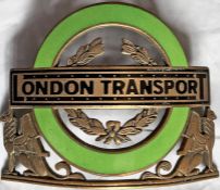 1950s/60s London Transport Country Buses & Coaches CHIEF INSPECTORS' CAP BADGE. These were issued to