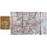1907/08 London Underground MAP 'The District Railway Map of London', 7th edition. '07' on cover