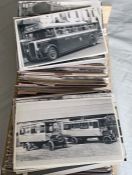 From the David Harvey Photographic Archive: a box of approx 1,100 b&w, postcard-size PHOTOGRAPHS