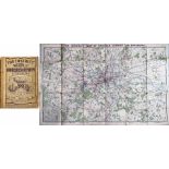 1907/8 London Underground MAP "The District" [Railway] Map of Greater London & Environs, 2nd