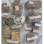 Very large quantity (c1,600) of 1960s-80s London Underground TICKETS, c1,100 wholes and c500 halves,