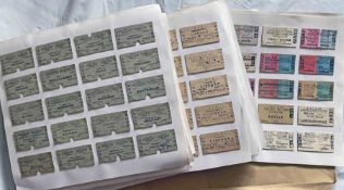 Very large quantity (c800) of IRISH RAILWAY TICKETS, Edmondson card-type, loose-mounted. Operators