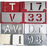 Selection (10 items) of London Transport bus garage allocation items comprising 2 x STENCIL HOLDERS,