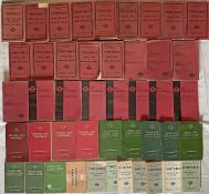 Large quantity (45) of mainly 1960s London Transport Bus & Coach TIMETABLE BOOKLETS comprising 25