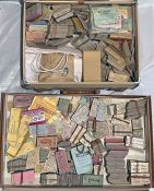 Very large quantity (estimated 1,000+) of RAILWAY TICKETS, Edmondson card (whole & half) & other