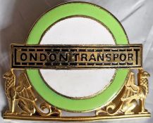 1960s London Transport Country Area Divisional Mechanical Inspector's CAP BADGE issued to the senior