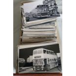 From the David Harvey Photographic Archive: a box of 1,100+ b&w and colour, postcard-size