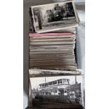 From the David Harvey Photographic Archive: a box of 1,000+ b&w, postcard-size PHOTOGRAPHS of