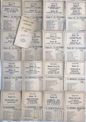 Quantity (17) of WW2 London Transport Green Line TIMETABLE LEAFLETS, one is for the short-lived 1940