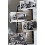From the David Harvey Photographic Archive: a box of 1,200+ b&w, postcard-size PHOTOGRAPHS of
