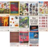 Quantity (13) of 1990s/2000s London Transport/Transport for London mostly double-royal POSTERS