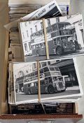 From the David Harvey Photographic Archive: a box of approx 700 b&w and colour, postcard-size