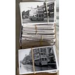 From the David Harvey Photographic Archive: a tray of approx 1,000 b&w, postcard-size PHOTOGRAPHS of