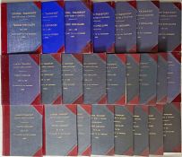 Large quantity (25) of officially-bound volumes of London Transport TRAFFIC CIRCULARS for Country