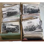 From the David Harvey Photographic Archive: a box of approx 1,300 mostly b&w, postcard-size